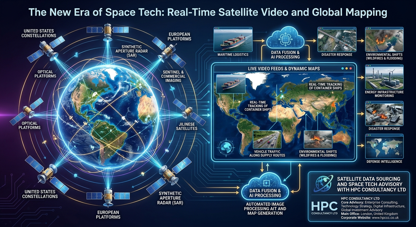 Real-Time Satellite Video and Global Mapping Canada