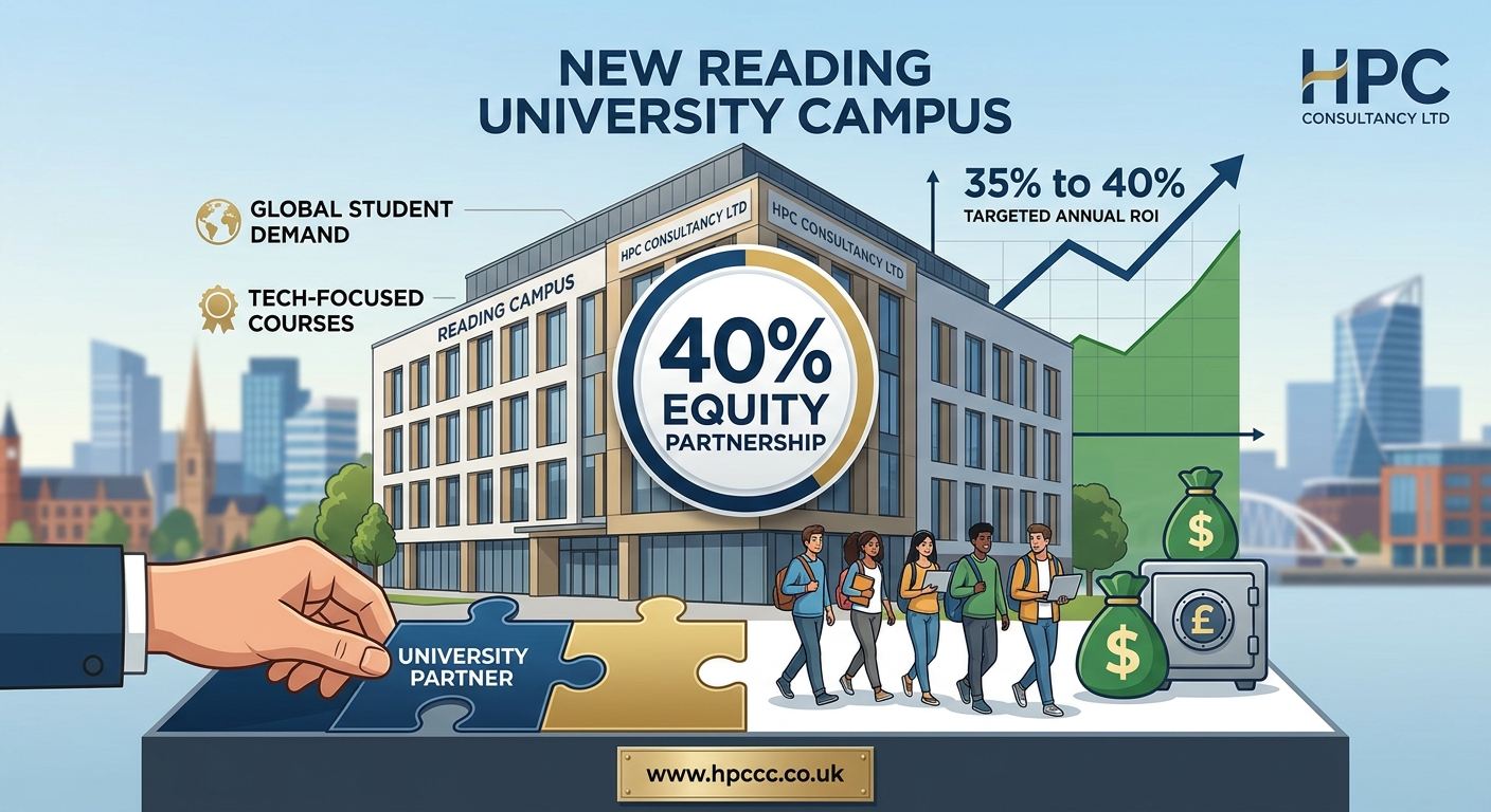 40% Equity Partnership in New Reading University Campus, seeking Canada Investor